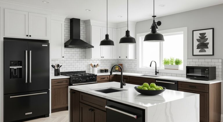 Kitchen Decor Ideas With Black Appliances That Somehow Just Work
